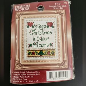 Design Works Counted Cross Stitch Christmas Kit